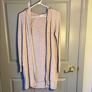 Altar’d State Heather brown Open Front Sweater